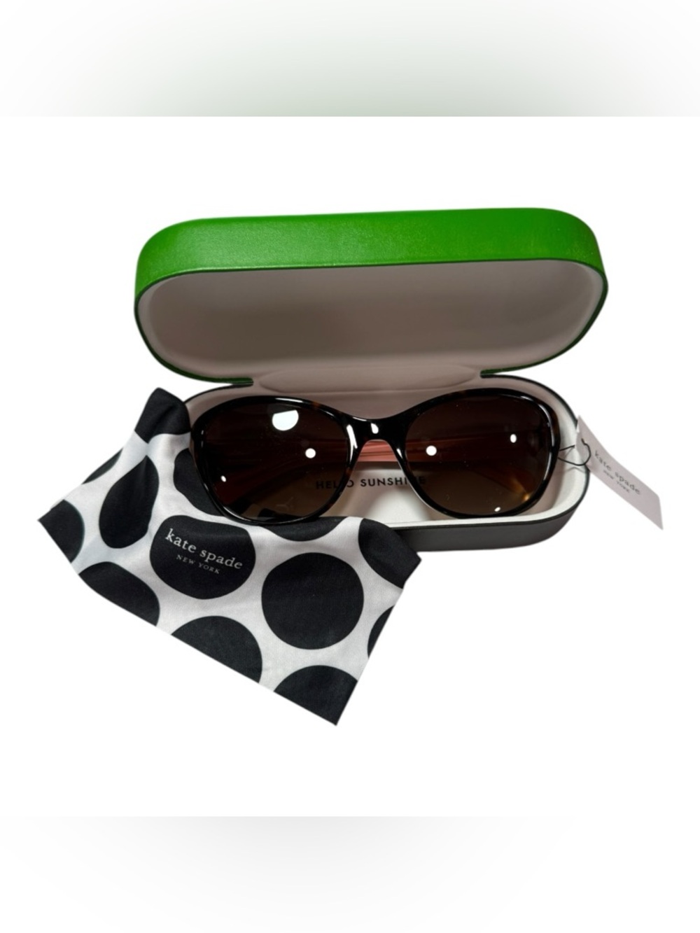 Kate Spade GOLDA/G/S Sunglasses Pink Brown NWT Case 56-20-135 Womens Designer